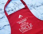 This Is What A Badass Uncle Looks Like Apron Kitchen Chefs Baking BBQ For Great Uncle Godfather Brother In Law Gift For Him Her AP0692