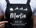 Personalised Mens Christmas Apron