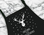 Personalised Mens Christmas Reindeer Apron