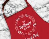 Personalised Mens Christmas Apron