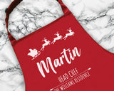 Personalised Mens Christmas Apron