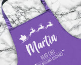 Personalised Mens Christmas Apron