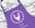 Personalised Mens Christmas Reindeer Apron