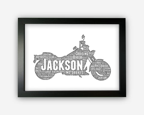 Personalised Motorcycle Biker Gift Motorbike Rider Motorcyclist Gift