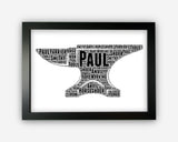 Personalised Blacksmith Farrier Print Gift