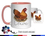 Personalised Chicken Lovers Coffee Mug MGZ145