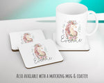 Personalised Unicorn Cushion Gift Printed Name Design