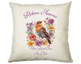 Robin Cushion Gift Robins Appear When Loved Ones Are Near