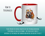 Personalised Red Panda Valentines Day Gift for Boyfriend Husband