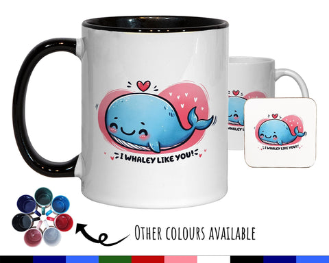 Kawaii Whale Valentines Day Gift for Boyfriend Husband