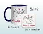 Personalised Valentines Day Mug Gift for Boyfriend Husband