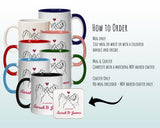 Personalised Valentines Day Mug Gift for Boyfriend Husband