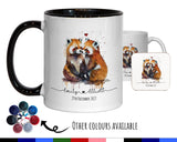 Personalised Red Panda Valentines Day Gift for Boyfriend Husband