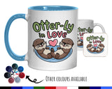 Otter Couple Valentines Day Gift for Boyfriend Husband