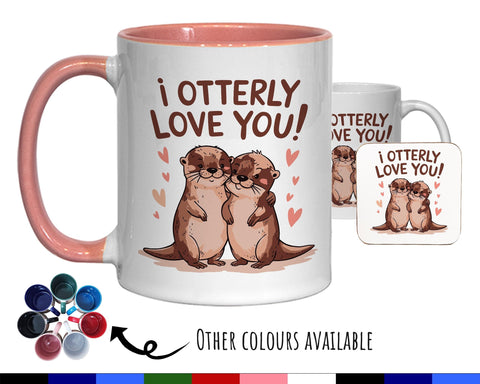 Otter Couple Valentines Day Gift for Boyfriend Husband