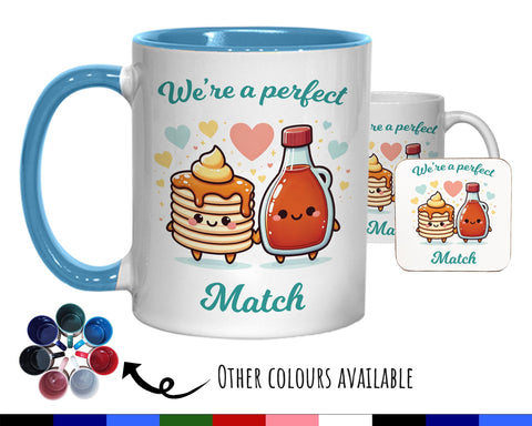 Kawaii Pancake & Syrup Valentines Day Gift for Boyfriend Husband