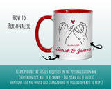 Personalised Valentines Day Mug Gift for Boyfriend Husband