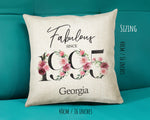 30th Birthday Gift for Women Personalised 1995 Birthday Cushion Age 30 Gift for Her - Ladies Floral Design Mum Daughter Sister Thirty BNC30C