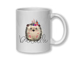 Personalised Hedgehog Coffee Mug MGZ069