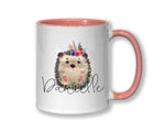 Personalised Hedgehog Coffee Mug MGZ069