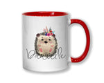 Personalised Hedgehog Coffee Mug MGZ069