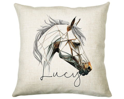 Birthday Gift For Girl Horse Lover Cushion Gift Printed Name Design Cushion Throw Pillow Gift For Girls Nursery Bedroom Christmas Gift CS523